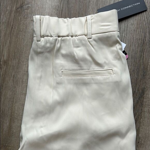 French Connection Cream Trousers Wide Leg - Picture 4 of 4